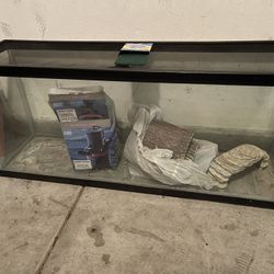 55 Gallon Aquarium And Stand