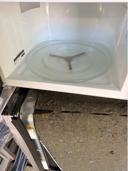 GE stainless steel microwave