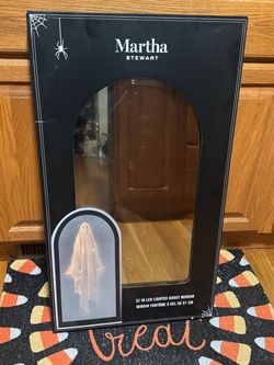 Martha Stewart 32-Inch LED Lighted Ghost Mirror