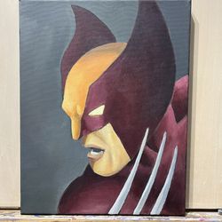 Marvel Comics Wolverine Original Oil Painting