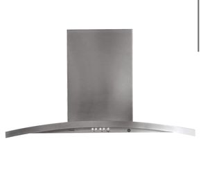 GE Profile  PV970NSS 30 Inch Wall Mount Chimney Hood with 450 CFM Internal Blower, Variable Speed Fan, Electronic Touch Controls and Dishwasher Safe F