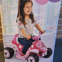 Brand New!!! Huffy Minnie Mouse Battery Ride-On Quad 