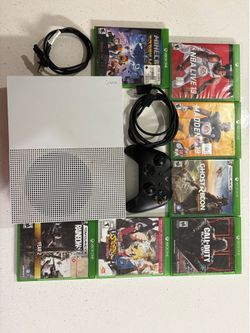 Xbox  One S & 7 Games