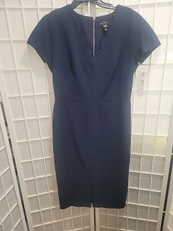 Maggy London Sheath Dress Navy Color Size 8