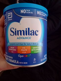 1 unopened can of baby formula Similac advance pick up only