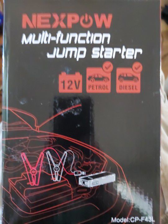 Multi function car Jumper Brand New In Box Never Opened. April 16 -19 Special Deal
