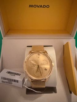 Gold Movado watch
