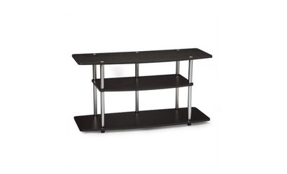 No Tools 3 Tier Wide TV Stand, Espresso - new in box
