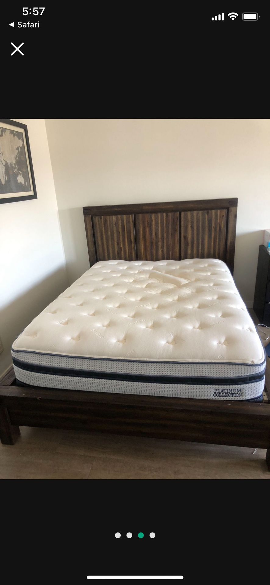 Queen Matress/Bed frame