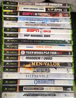 Original Xbox Video Games for trade