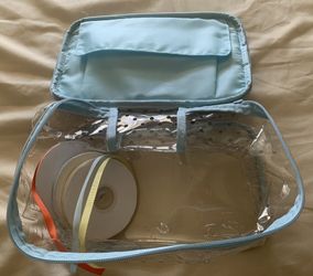 Craft Ribbon Storage Bag Scrapbook Sewing 