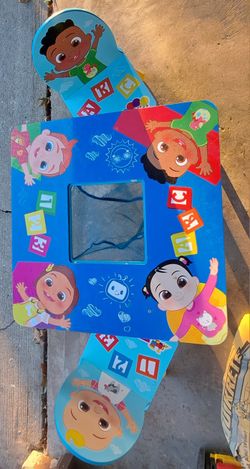 Kids Cocomelon Table Set With 2 Chairs