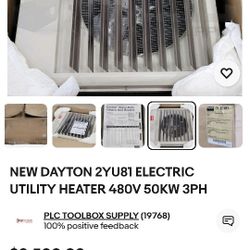 Dayton Commercial 2yu81 Electric Ulitilty Heater 