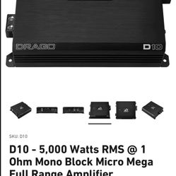 Amplifier Massive Audio Drago D10 