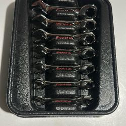 Snap On Stubby Ratchet Wrench Set 8-14mm