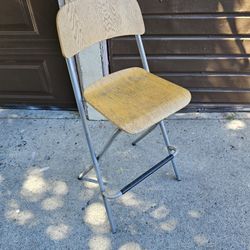 Vintage Directors Style Fold Up Studio Chair ! Circa 1970's