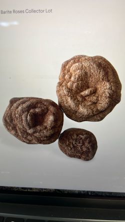 Barite Rose Rock Crystal Lot - 63 Pc Rare Cluster Bulk Specimen Lot
