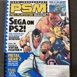 PSM Playstation Magazine May 2001 Issue 45 Virtua Fighter 4 Metal Gear Solid 2