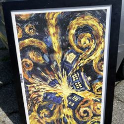 Dr Who Framed Poster