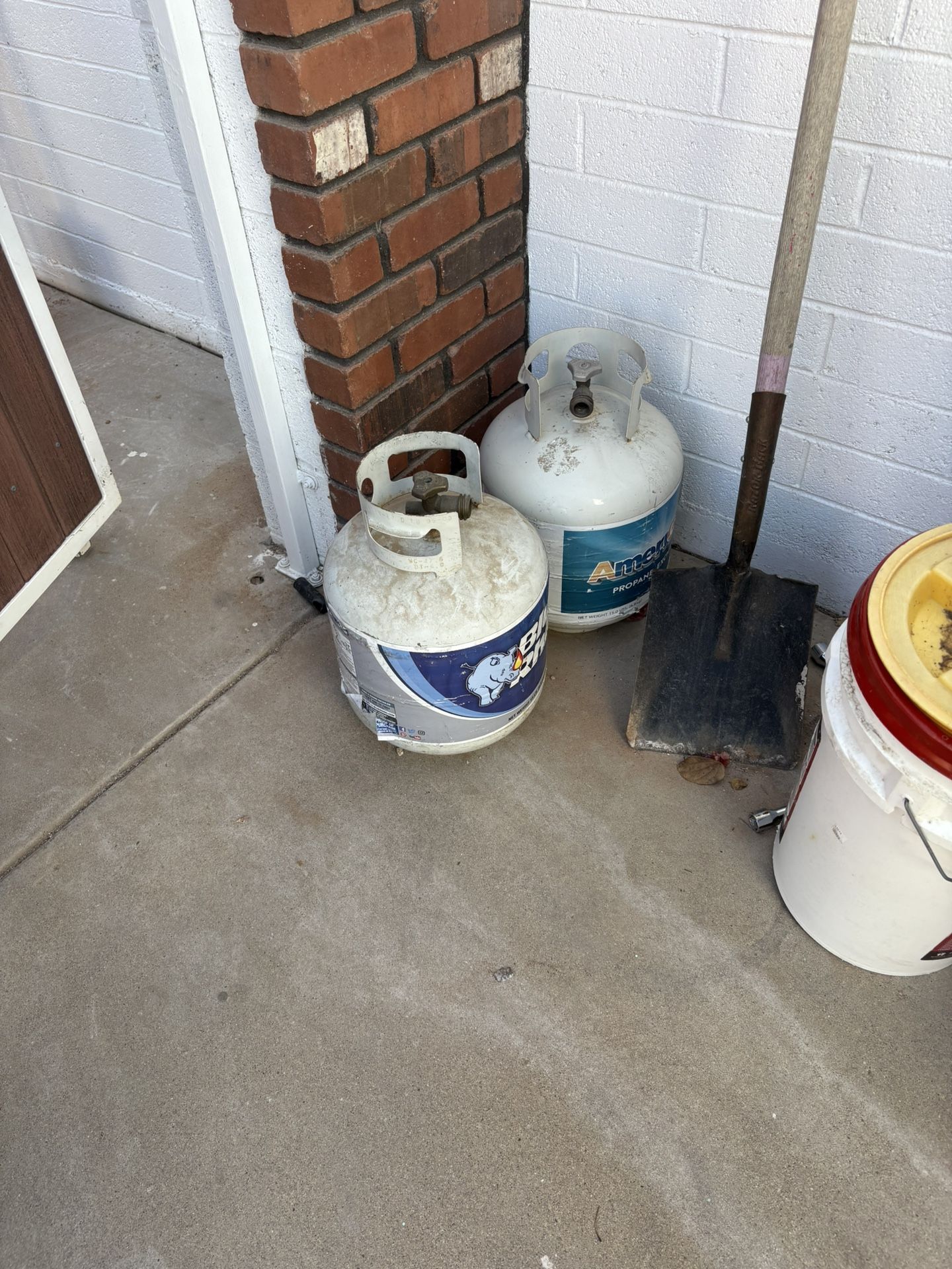2 Empty Propane Tanks