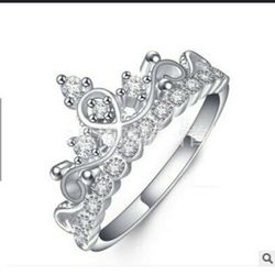 Silver Crown Ring