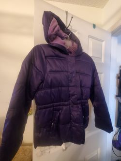 2 Puffer jackets, Large 10/12 Faded Glory