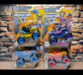 2026 Spin Master Monster Jam Marvel Series 4-Complete Set