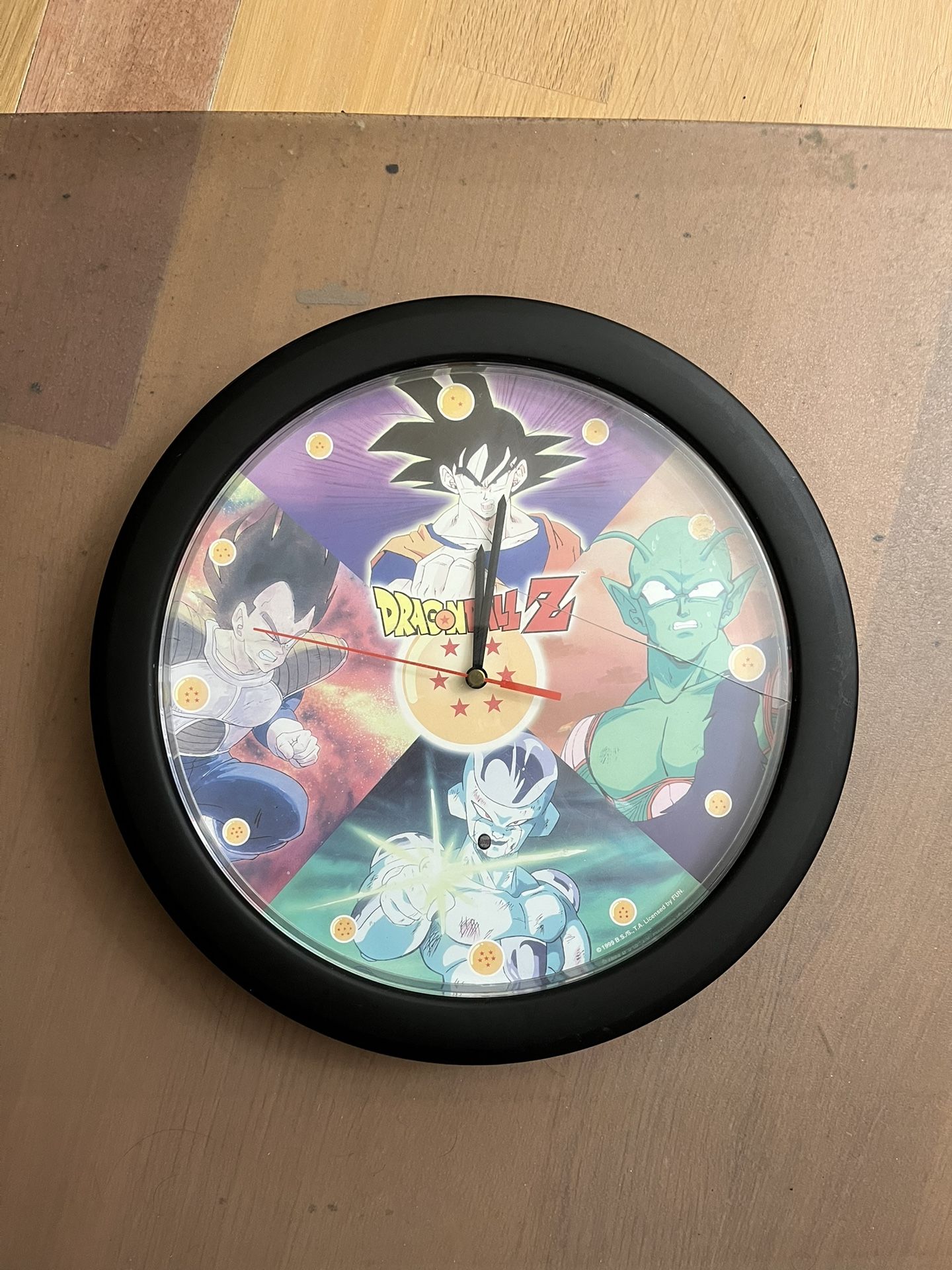 Super Rare Dragon Ball Z Talking Clock