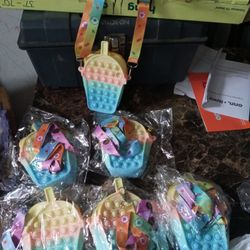 Pop It Purses And Coin Clutch 