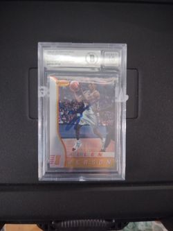 Allen Iverson 1996-97 Bowman's Best Autograph BGS 10