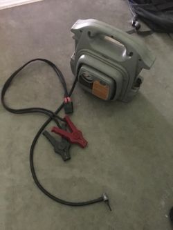 Electric battery jumper and air compressor