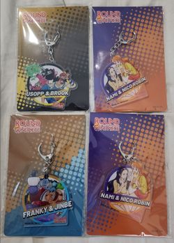 Round One One Piece Key Chain Lot of (4)