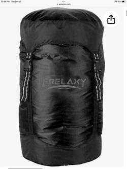 Frelaxy Compression Stuff Sack, Water-Resistant & Ultralight Sleeping Bag Stuff Sack 