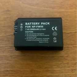 Sony Alpha Series Battery And Sony USB Charger