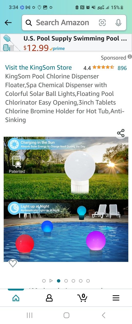 KingSom Pool Chlorine Dispenser Floater