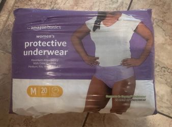 Amazon Basics protective underwear, great for Postpartum,  Incontinence, during your period