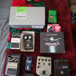 Guitars and pedals for sale