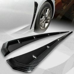 Carbon Fiber ABS Side Fender Vent Air Wing Covers