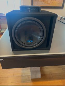 Alpine Sub-Woofer and Amplifier