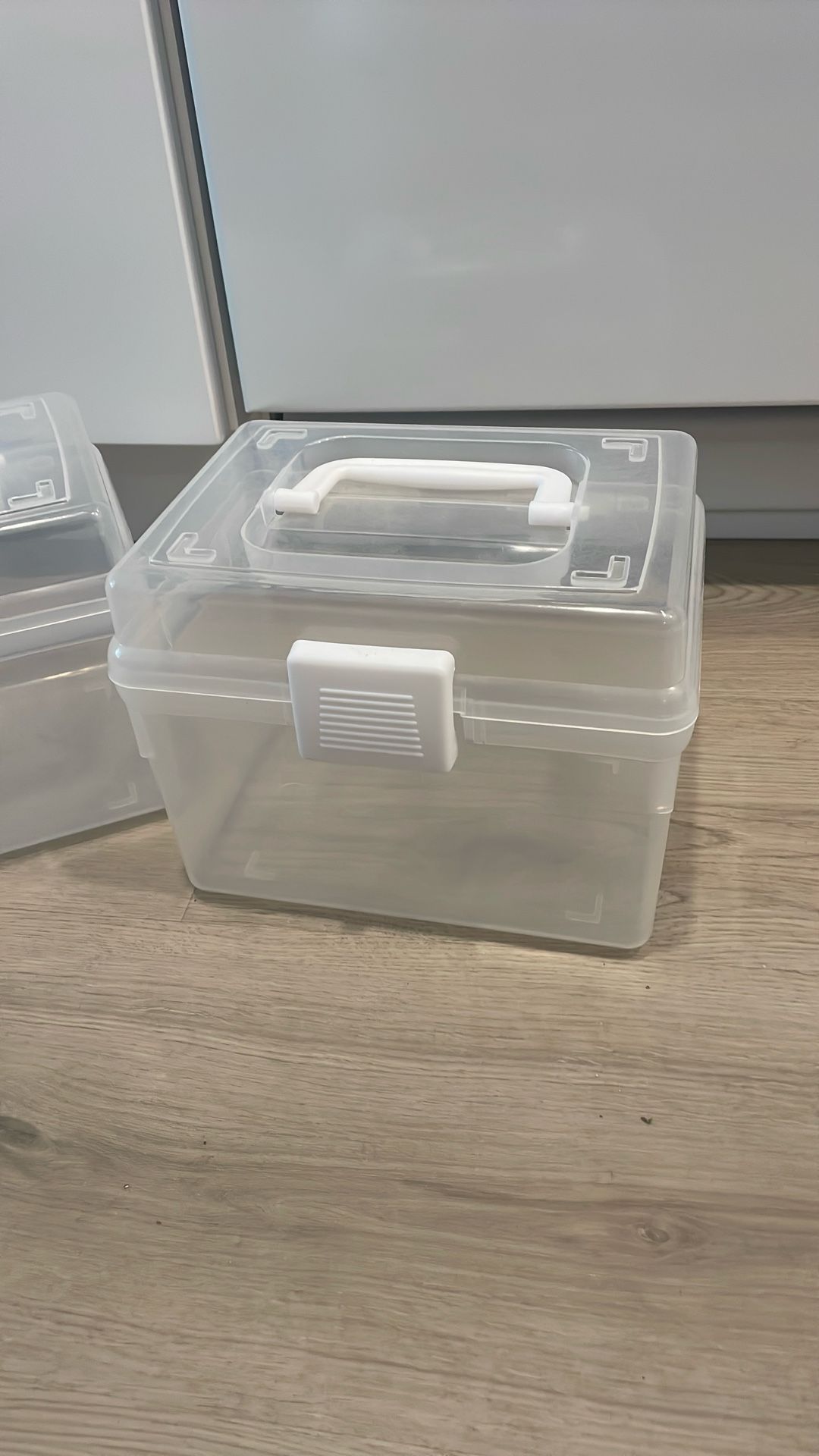 Plastic Storage Containers Set Of Two