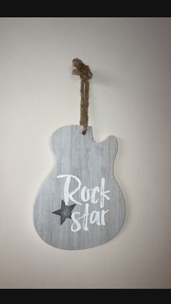 Rock Star Guitar Wall Art