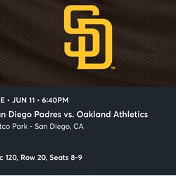 Padres Tickets Tuesday 
