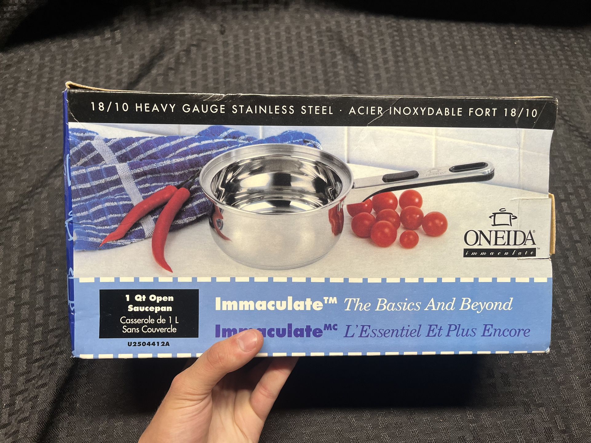NEW - Oneida Immaculate 1 Qt Saucepan 
