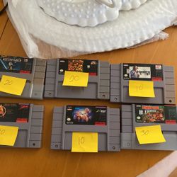 Super Nintendo Games