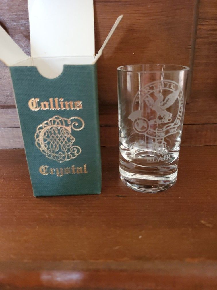 Collins Crystal Shot Glass 