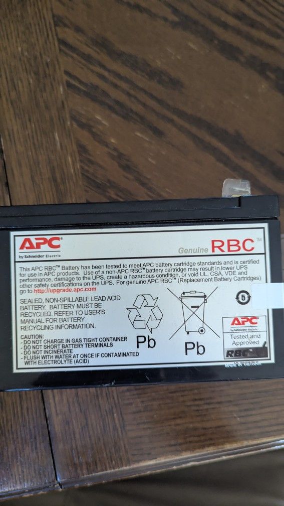 APC Replacement Battery Cartridge RBC