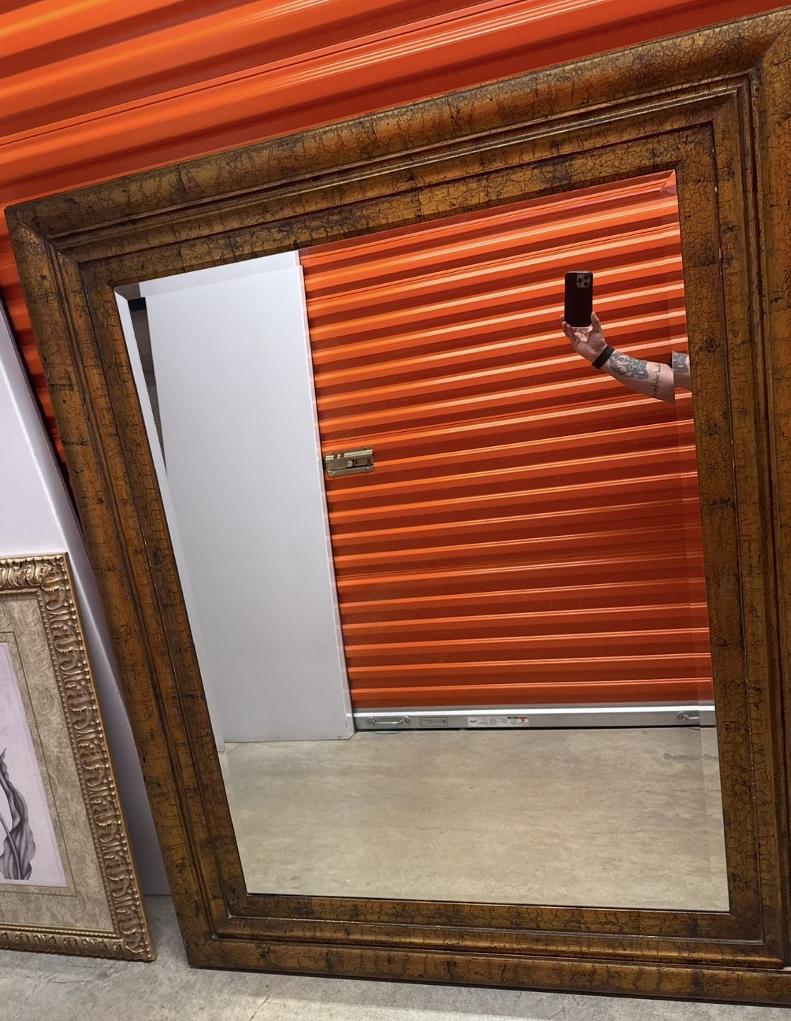 Antique Mantelpiece Mirror