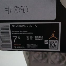 Jordan's #2  size 7y