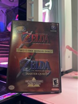 Nintendo Zelda: Ocarina of Time Master Quest GameCube Two-Game Bonus Disc