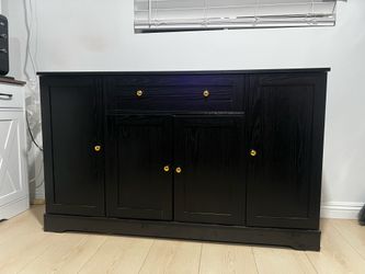 Black Sideboard Buffet Cabinet